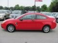 2008 Vermillion Red Ford Focus SE Coupe  photo #12