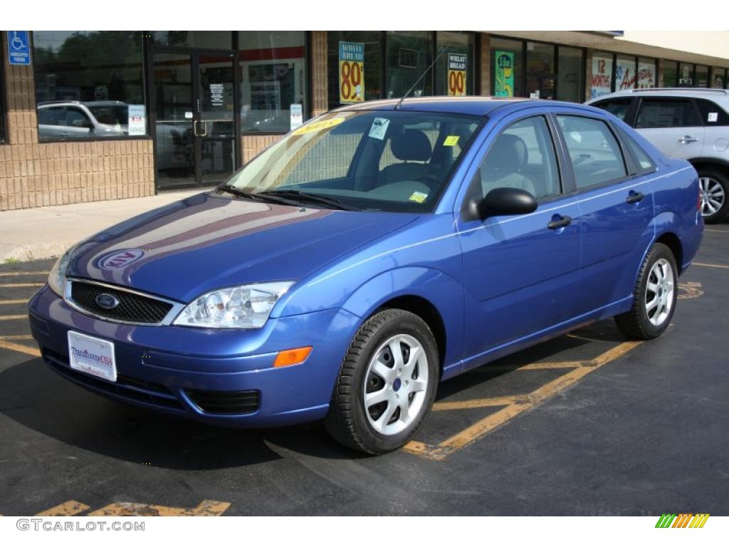 French Blue Metallic Ford Focus