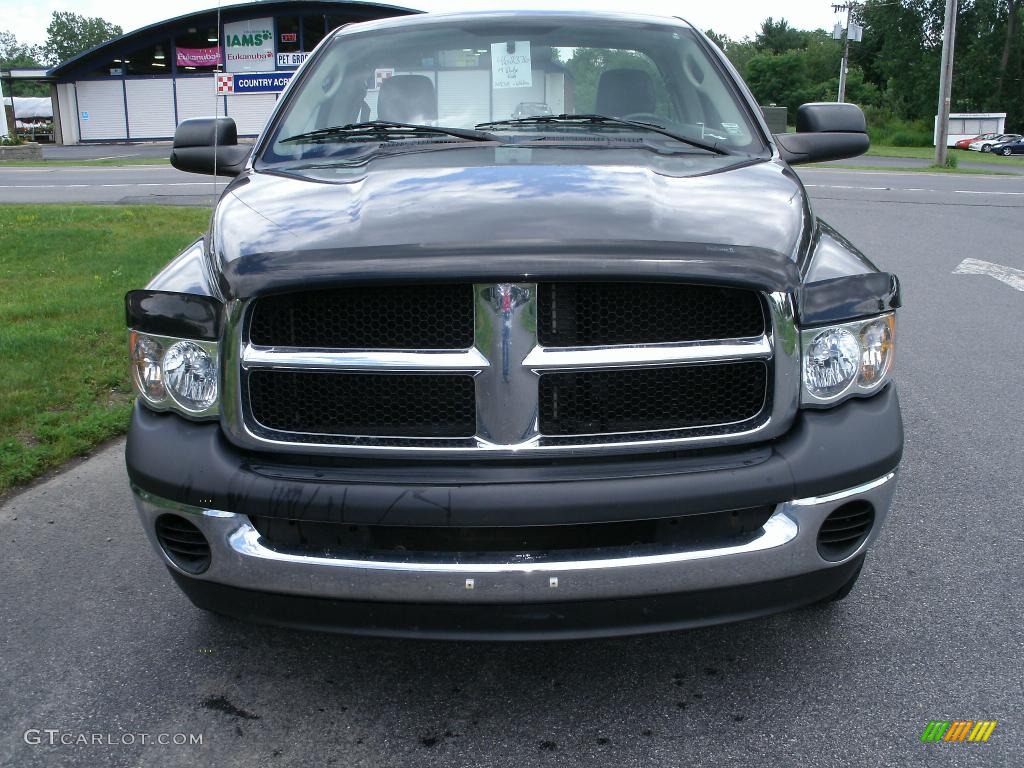 2004 Ram 1500 ST Regular Cab 4x4 - Graphite Metallic / Dark Slate Gray photo #2