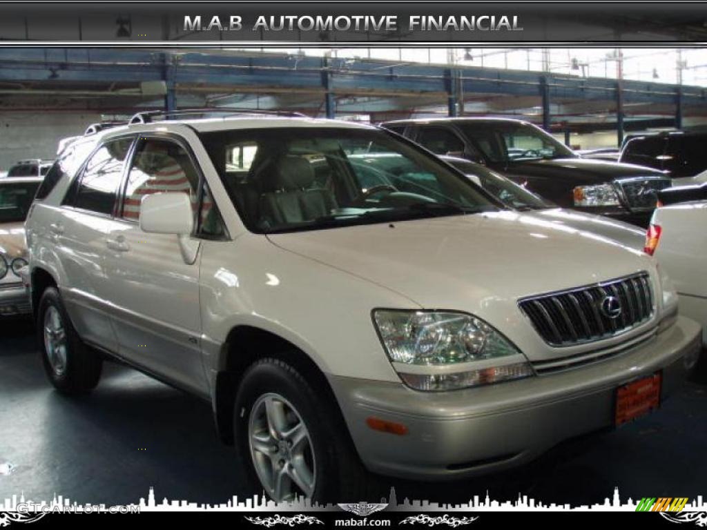 2002 RX 300 AWD - White Gold Crystal / Ivory photo #1