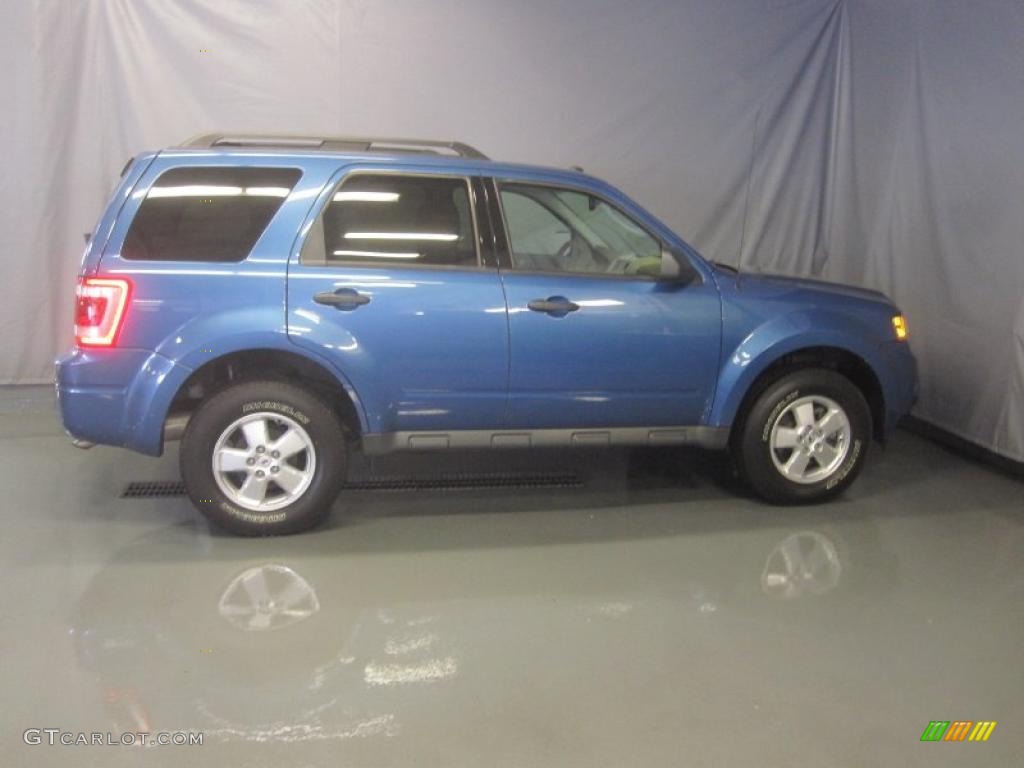 2009 Escape XLT V6 4WD - Sport Blue Metallic / Camel photo #4