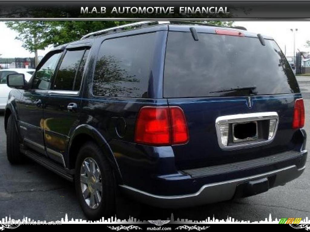 2004 Navigator Luxury 4x4 - True Blue Metallic / Dove Grey photo #5
