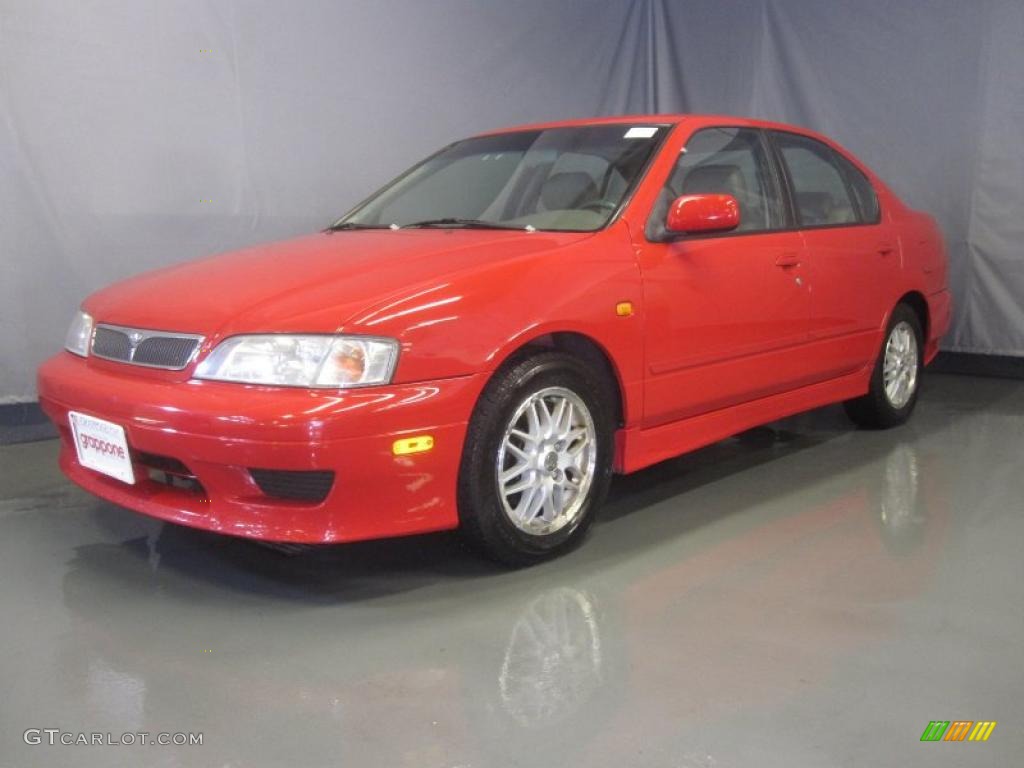 1999 G 20 Sedan - Classic Red / Beige photo #1
