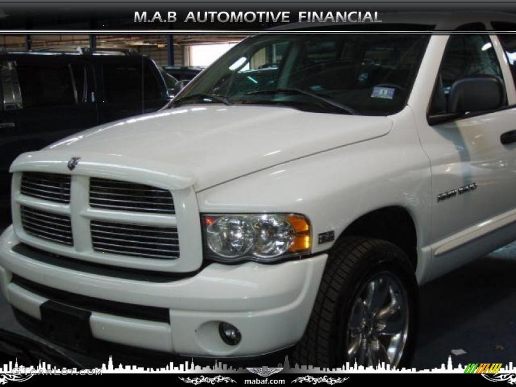 Bright White Dodge Ram 1500