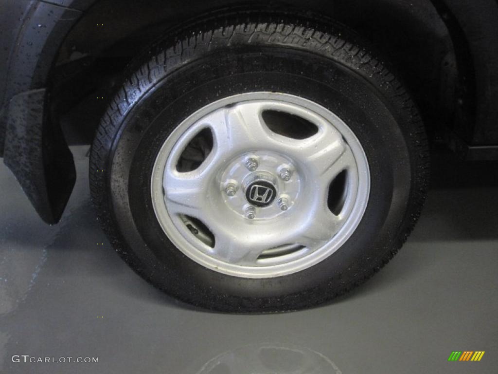 2002 CR-V LX 4WD - Satin Silver Metallic / Black photo #6
