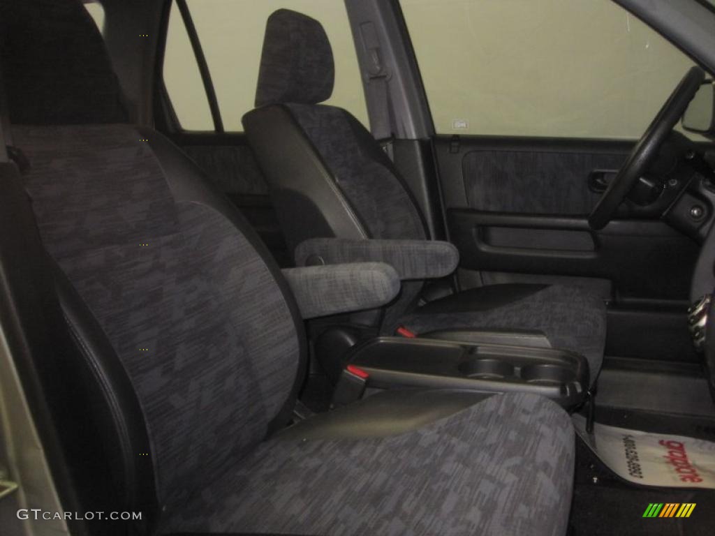 2002 CR-V LX 4WD - Satin Silver Metallic / Black photo #9