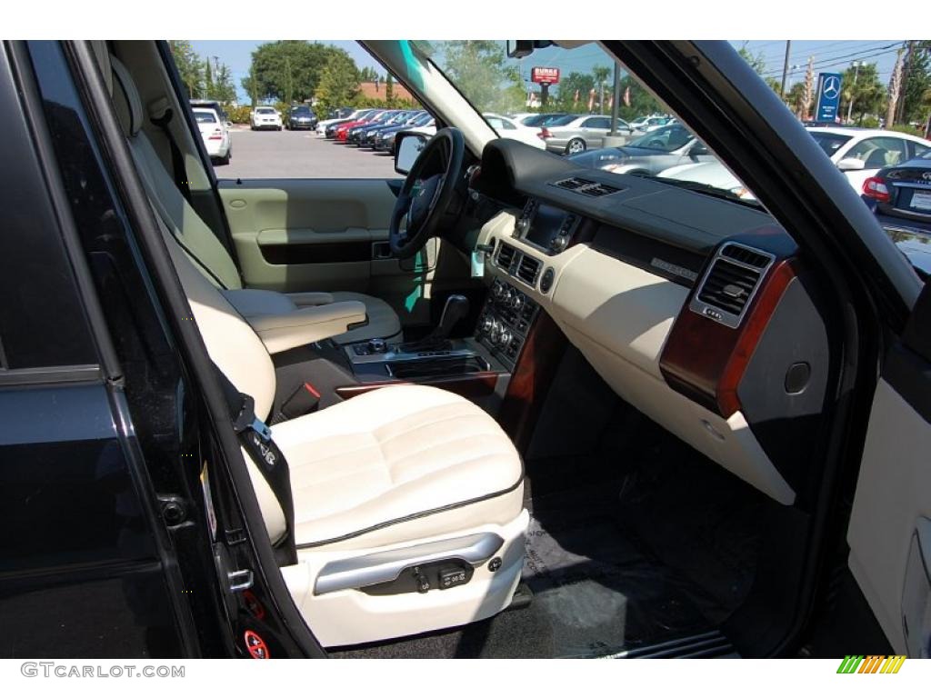 2007 Range Rover HSE - Java Black Pearl / Ivory/Black photo #12