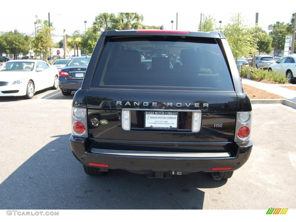 2007 Range Rover HSE - Java Black Pearl / Ivory/Black photo #17