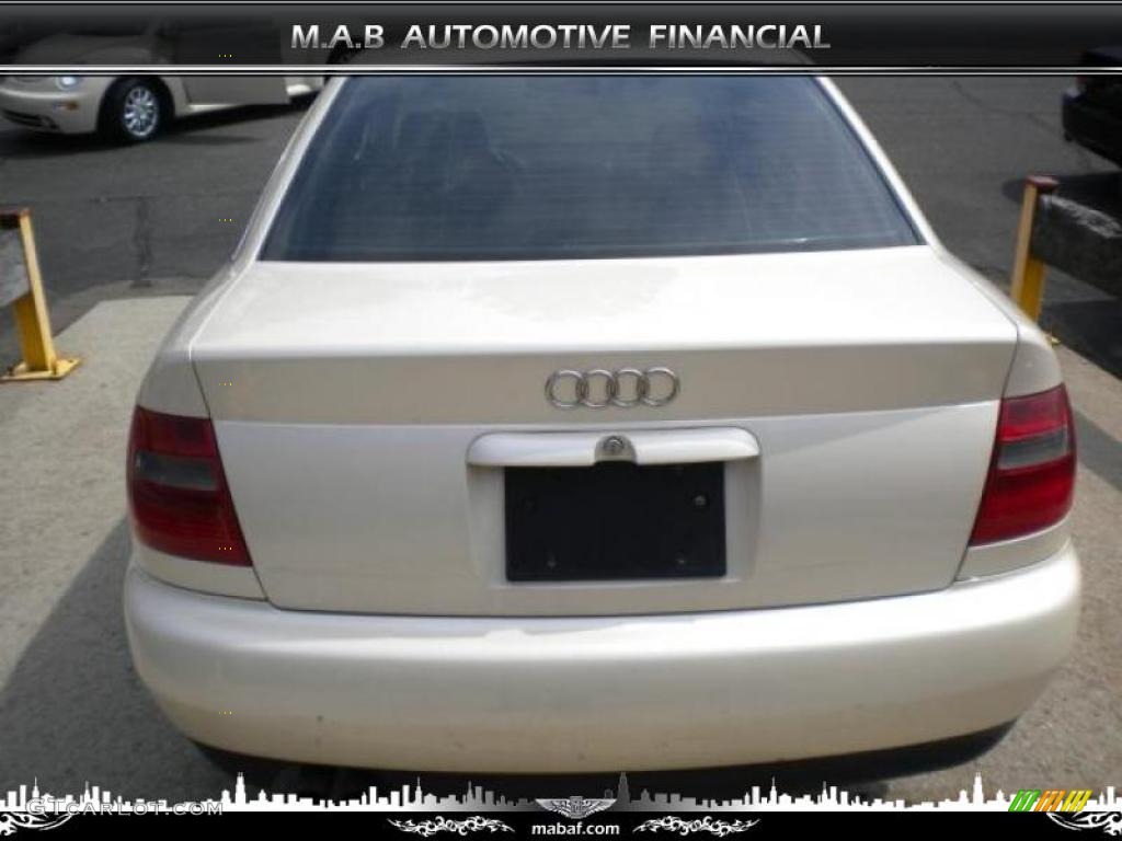 1998 A4 2.8 quattro Sedan - Casablanca White / Onyx Black photo #5