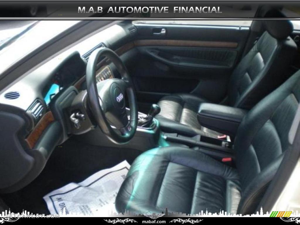 1998 A4 2.8 quattro Sedan - Casablanca White / Onyx Black photo #7