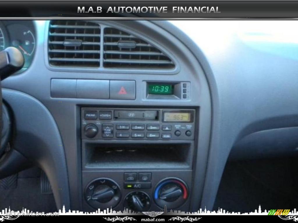 2002 Elantra GLS Sedan - Silver Pewter / Gray photo #11
