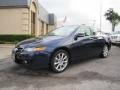 2007 Royal Blue Pearl Acura TSX Sedan  photo #3