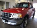 1998 Bright Red Ford F150 XL SuperCab 4x4  photo #3