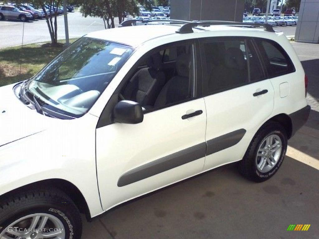 2002 RAV4  - Natural White / Gray photo #20