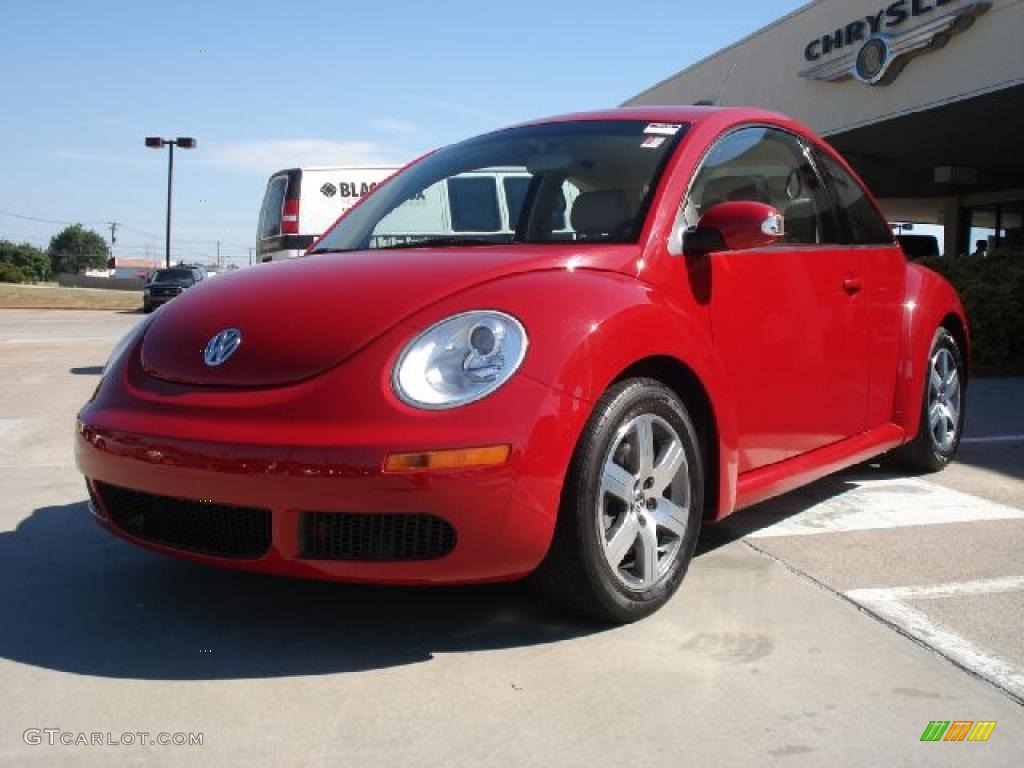 2006 New Beetle 2.5 Coupe - Salsa Red / Cream photo #7