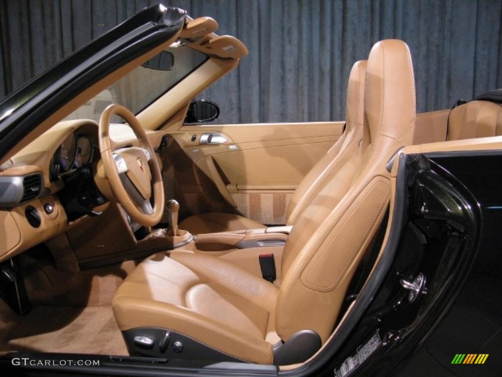 2006 911 Carrera Cabriolet - Dark Olive Metallic / Sand Beige photo #6