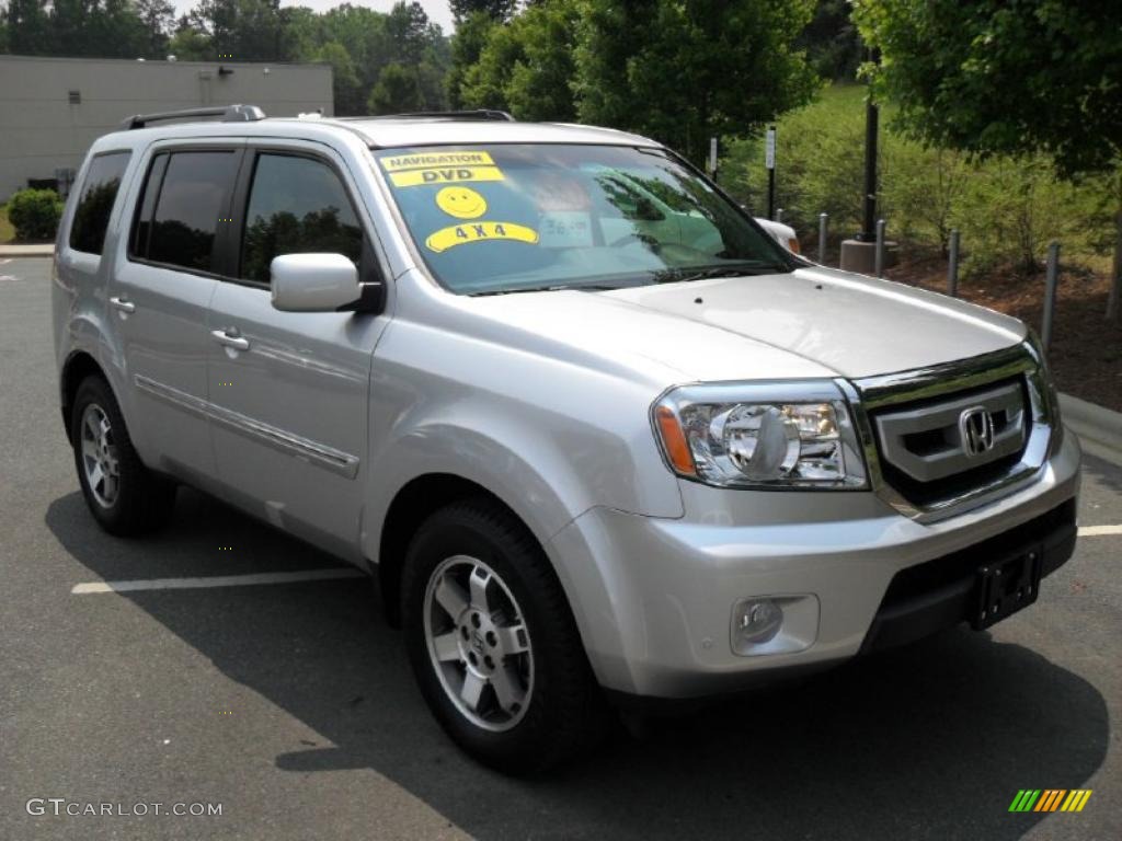 Alabaster Silver Metallic 2010 Honda Pilot Touring 4WD Exterior Photo #32683671