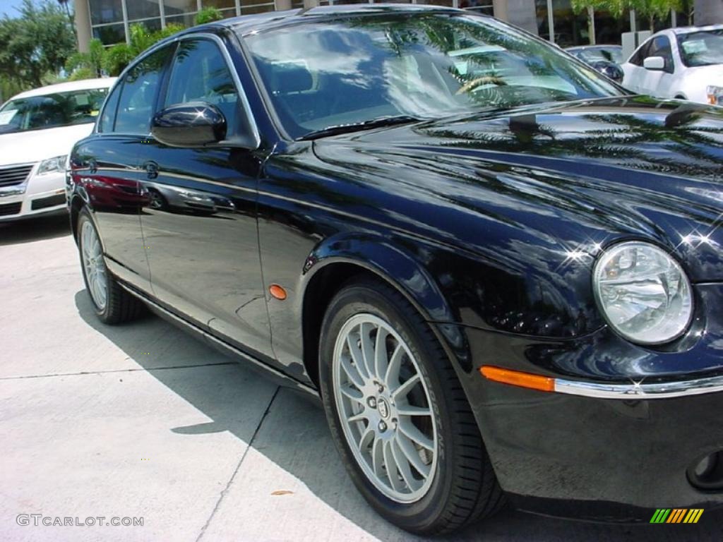 2006 S-Type 3.0 - Midnight Blue Metallic / Charcoal photo #2