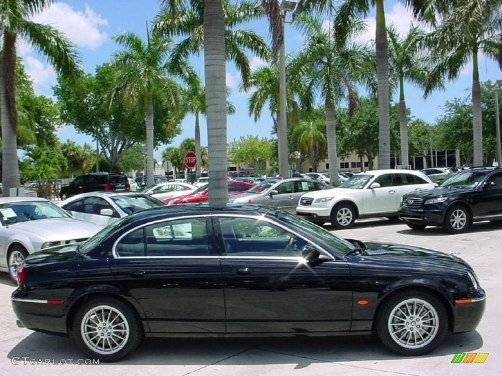 2006 S-Type 3.0 - Midnight Blue Metallic / Charcoal photo #5