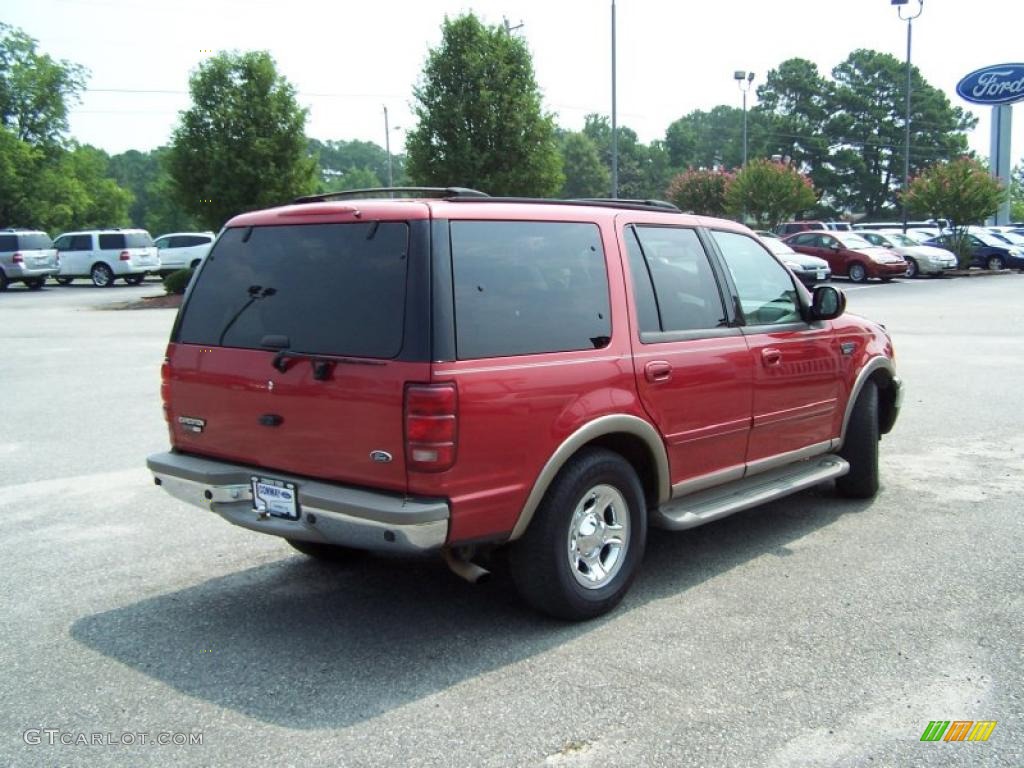 2002 Expedition Eddie Bauer - Laser Red / Medium Parchment photo #5