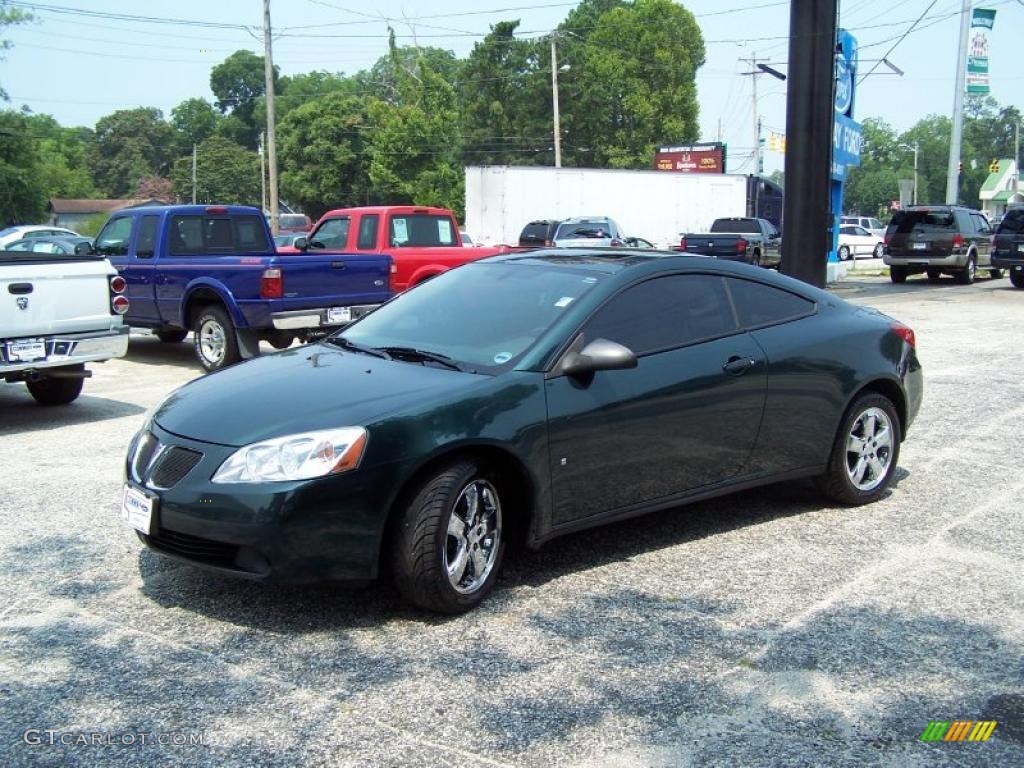 2007 G6 GT Coupe - Emerald Green Metallic / Light Taupe photo #1