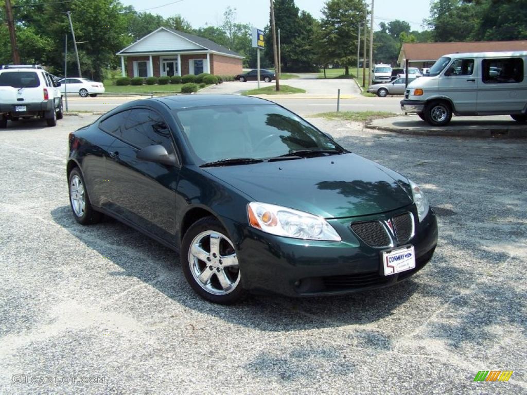 2007 G6 GT Coupe - Emerald Green Metallic / Light Taupe photo #3