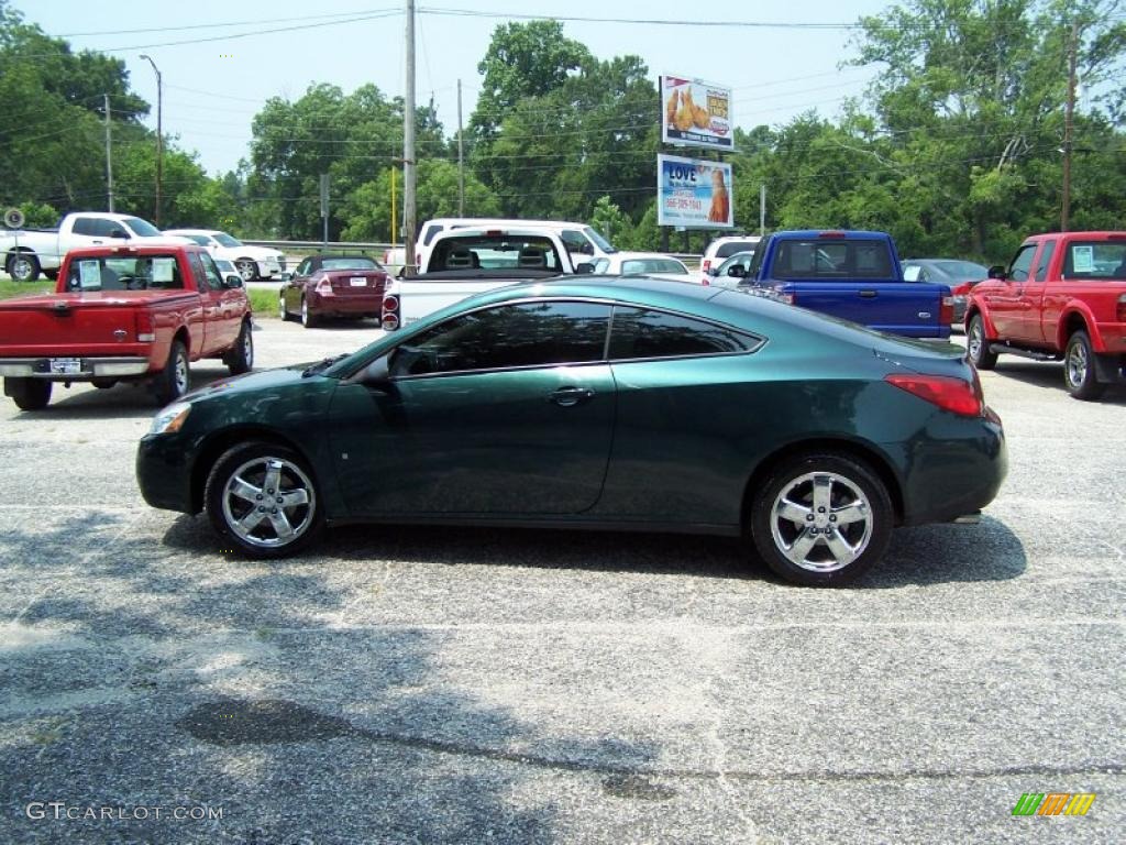 2007 G6 GT Coupe - Emerald Green Metallic / Light Taupe photo #8