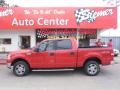 2005 Bright Red Ford F150 XLT SuperCrew 4x4  photo #1
