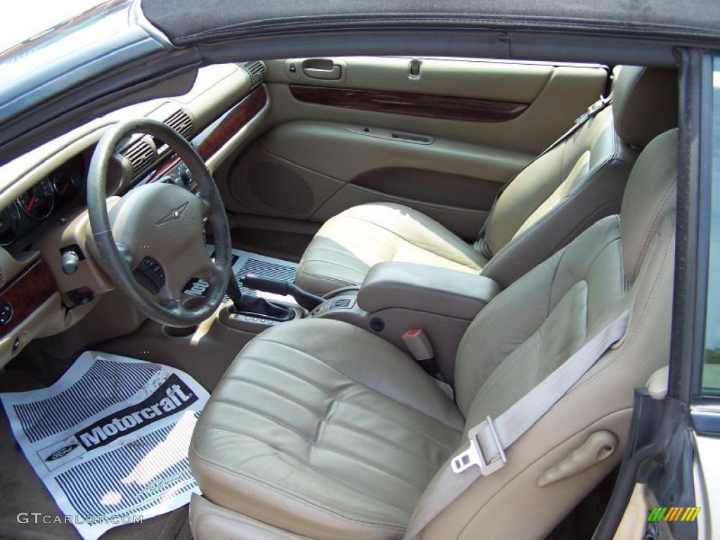 2002 Sebring LXi Convertible - Light Almond Pearl Metallic / Sandstone photo #20