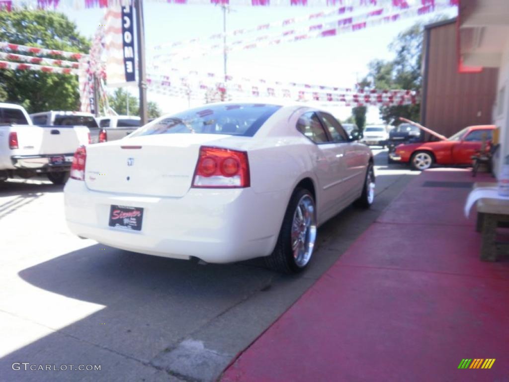 2009 Charger SE - Stone White / Dark Slate Gray/Light Slate Gray photo #4