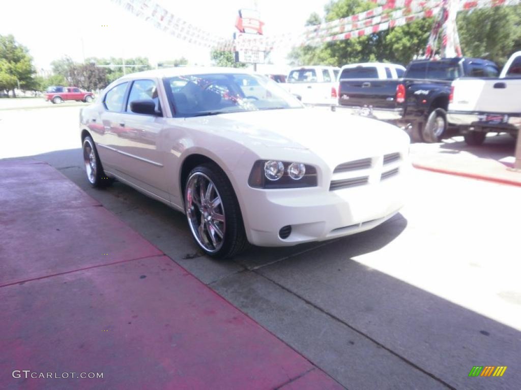 2009 Charger SE - Stone White / Dark Slate Gray/Light Slate Gray photo #7