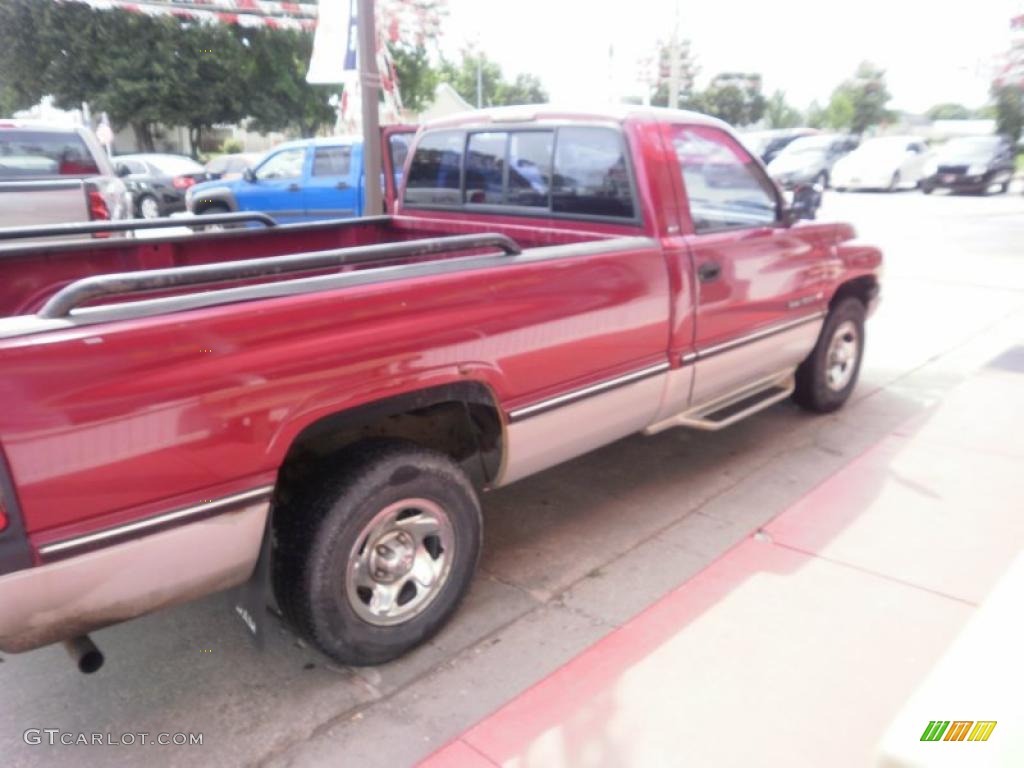 1994 Ram 1500 SLT Regular Cab - Claret Red Pearl / Beige photo #8