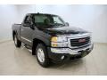 2005 Onyx Black GMC Sierra 1500 SLE Regular Cab 4x4  photo #1