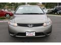 2007 Galaxy Gray Metallic Honda Civic LX Coupe  photo #6