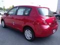 2011 Red Alert Nissan Versa 1.8 S Hatchback  photo #3