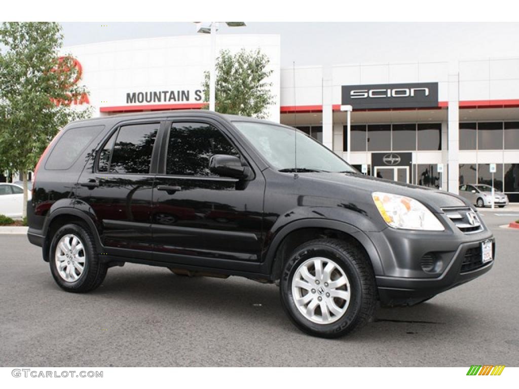 2005 CR-V EX 4WD - Nighthawk Black Pearl / Black photo #1