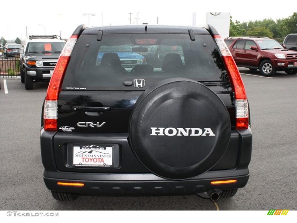 2005 CR-V EX 4WD - Nighthawk Black Pearl / Black photo #3