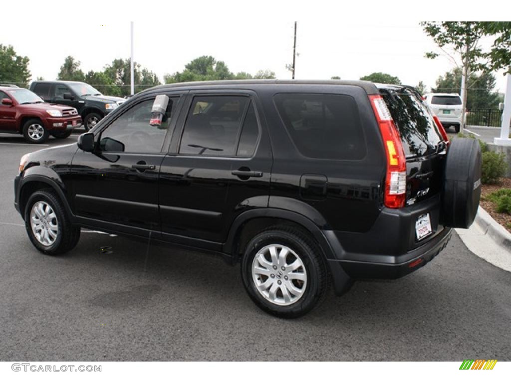 2005 CR-V EX 4WD - Nighthawk Black Pearl / Black photo #4