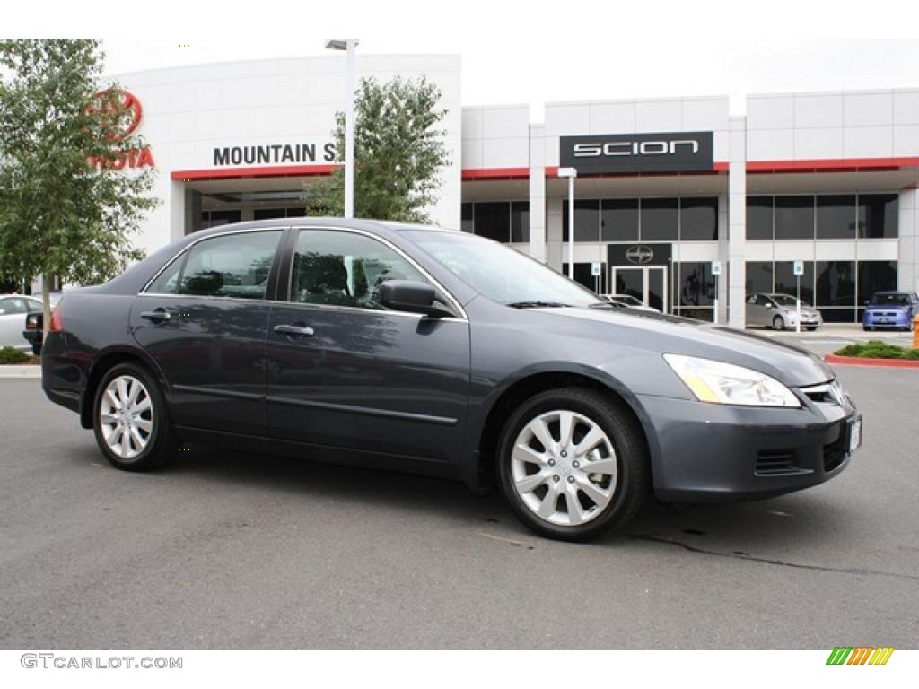 2006 Accord LX V6 Sedan - Graphite Pearl / Gray photo #1