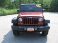 2007 Red Rock Crystal Pearl Jeep Wrangler Rubicon 4x4  photo #2