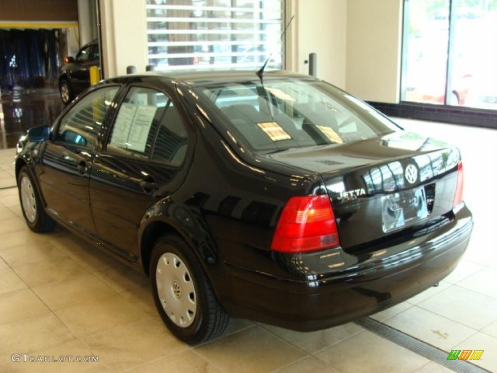 2002 Jetta GLS Sedan - Black / Black photo #3