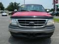 2002 Bright Red Ford F150 XLT SuperCab  photo #8