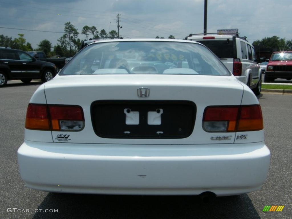 1998 Civic DX Coupe - Taffeta White / Gray photo #4