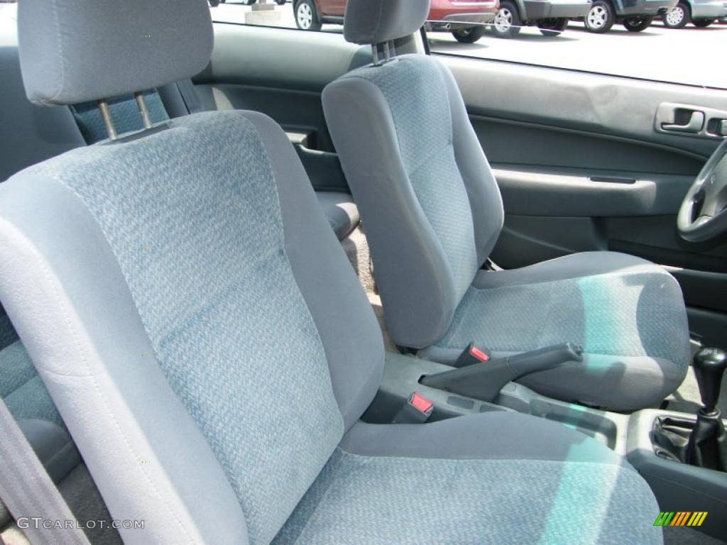 1998 Civic DX Coupe - Taffeta White / Gray photo #24