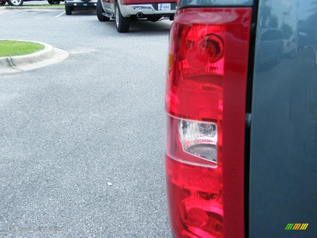 2009 Silverado 1500 LT Extended Cab - Blue Granite Metallic / Dark Titanium photo #10