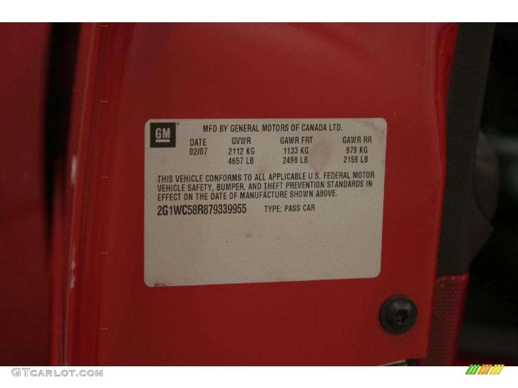 2007 Impala LT - Precision Red / Ebony Black photo #25