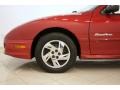 2001 Orange Red Metallic Pontiac Sunfire SE Coupe  photo #20