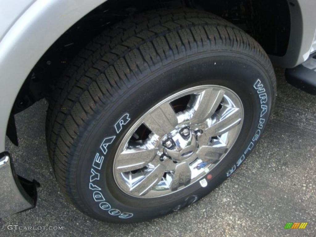 2010 F150 Lariat SuperCrew 4x4 - Ingot Silver Metallic / Black photo #12