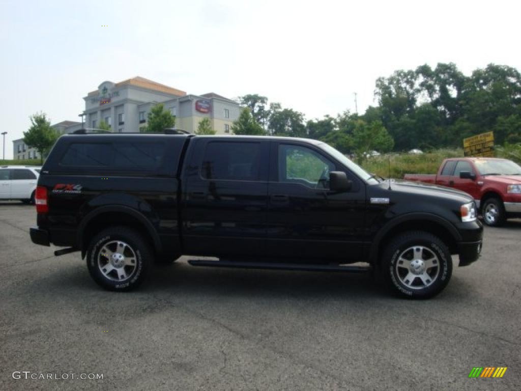 2004 F150 XLT SuperCrew 4x4 - Black / Medium Graphite photo #2