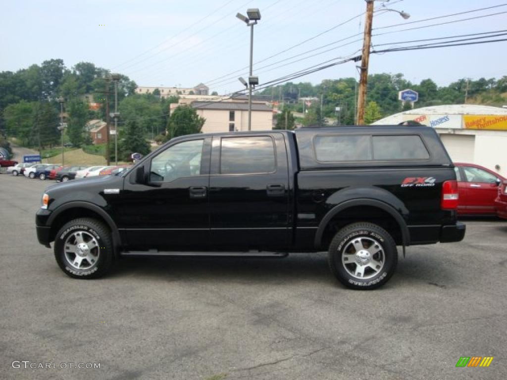 2004 F150 XLT SuperCrew 4x4 - Black / Medium Graphite photo #6